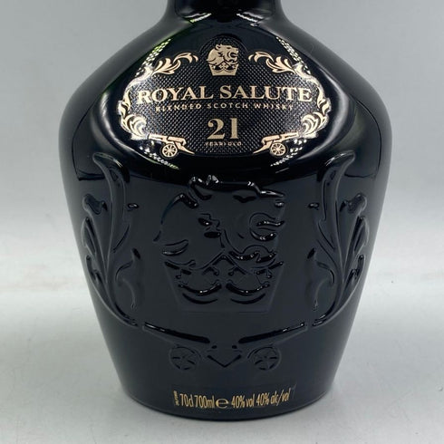 ロイヤルサルート 21年 ザ ピーテッド ブレンド 陶器ボトル 700ml 40% ROYAL SALUTE スコッチウイスキー【M2】