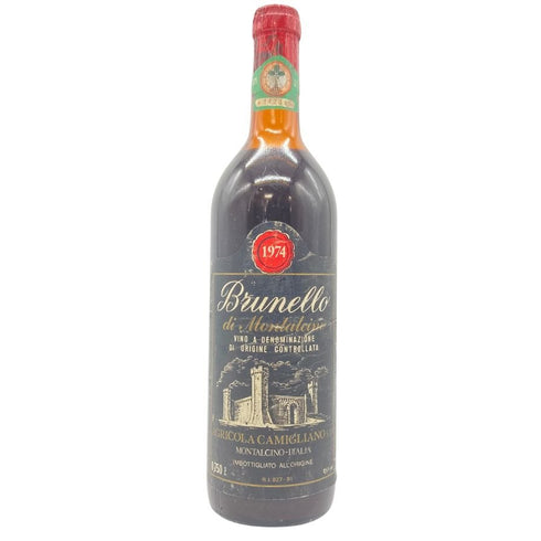 ブルネッロ ディ モンタルチーノ 1974 カミリアーノ 750ml 12.5% Brunello di Montalcino Camigliano 【T4】