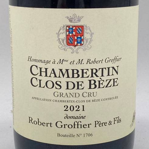 ロベール グロフィエ シャンベルタン クロ ド ベーズ グランクリュ 2021 750ml 13.5% Robert Groffier Chambertin Clos de Beze Grand Cru 【S】