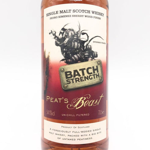 ピーツ ビースト バッチ ストレングス ペドロヒメネスシェリーウッドフィニッシュ 700ml 54.1% PEAT'S BEAST PEDRO XIMENEZ SHERRY WOOD FINISH スコッチウイスキー【X】