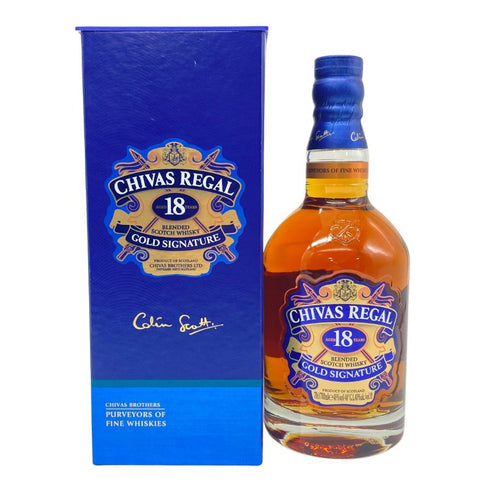 シーバスリーガル 18年 ゴールドシグネチャー 700ml 40% CHIVAS REGAL goldsignature スコッチウイスキー【E】