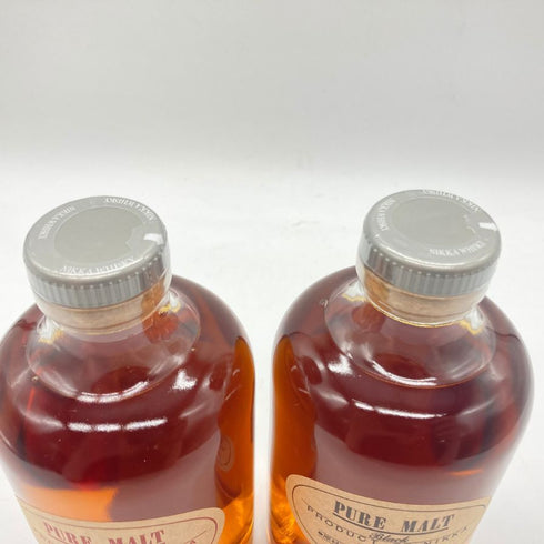 東京都限定◆ニッカ ウイスキー ピュアモルト 蒸留所限定 ブラック レッド 500ml 43% NIKKA WHISKY PURE MALT 2本セット 【W】