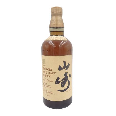 東京都限定◆サントリー 山崎 12年 ピュアモルト 旧ラベル 紙箱 760ml 43% SUNTORY【O2】
