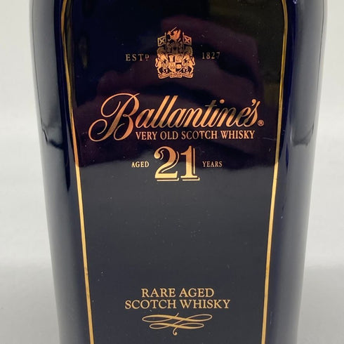 バランタイン 21年 陶器ボトル 700ml 43% Ballantine's スコッチウイスキー1462g【O】