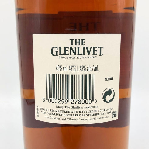グレンリベット 18年 1000ml 43% THE GLENLIVET スコッチウイスキー【D4】