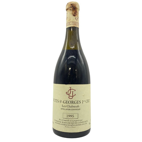 ジャン ジャック コンフュロン ニュイ サン ジョルジュ プルミエクリュ シャブッフ 1995 750ml 13.5% NUITS SAINT GEORGES 1ER CRU LES CHABOEUFS 【I】
