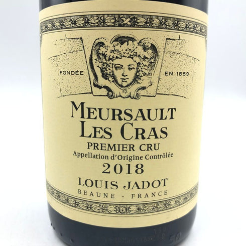 ルイ ジャド ムルソー レ クラ プルミエクリュ 2018 750ml 13.5% Louis Jadot Meursault Les Cras 1er Cru ブルゴーニュワイン【V1】
