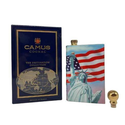 カミュ ブック アメリカ ディスティネーション コレクション 陶器ボトル 350ml 40% CAMUS コニャック714g【B2】