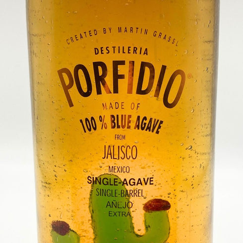 ポルフィディオ アネホ エキストラ ブルーアガベ 100% 7年熟成 39.3% 750ml PORFIDIO ANEJO EXTRA BLUE AGAVE テキーラ【E】