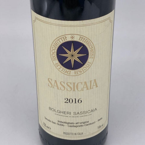 サッシカイア 2016 750ml 14% SASSICAIA イタリアワイン【P4】