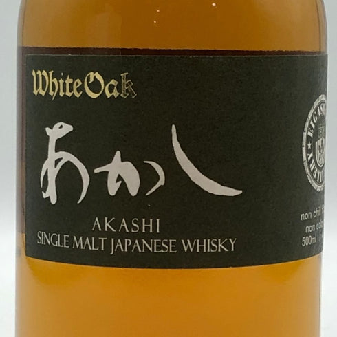 東京都限定◆あかし ホワイトオーク 500ml 40% AKASHI White Oak Special Blend 【N0】