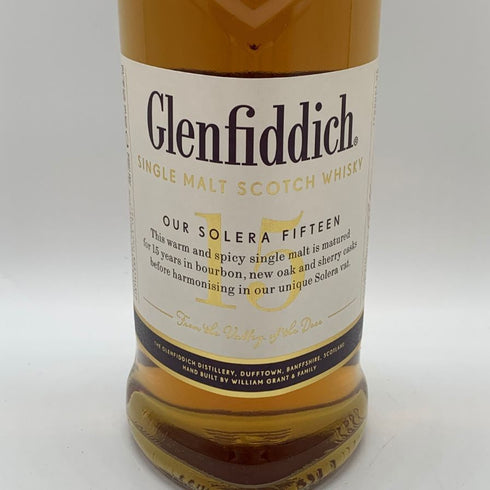 グレンフィディック 15年 ソレラリザーブ 700ml 40% Glenfiddich OUR SOLERA FIFTEEN スコッチウイスキー【G0】