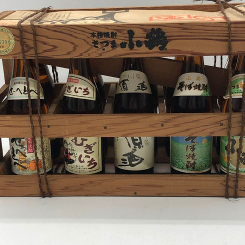 鹿児島 麦焼酎 10本セット 【せっぺとべ&むぎいち&頂酒&そば焼酎&さつま】各2本 100ml 25% 焼酎(麦)【P4】