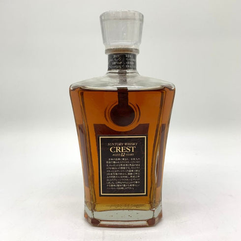 東京都限定◆サントリー クレスト 12年 向獅子マーク 700ml 43% SUNTORY 【M4】