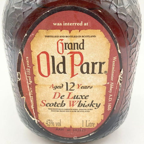 オールドパー 12年 デラックス キングサイズ 1000ml 43% old parr 【N】