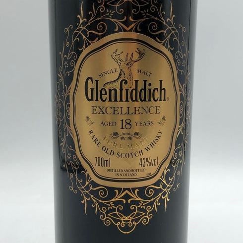 グレンフィディック 18年 エクセレンス 700ml 43% Glenfiddich Excellence スコッチウイスキー【A3】