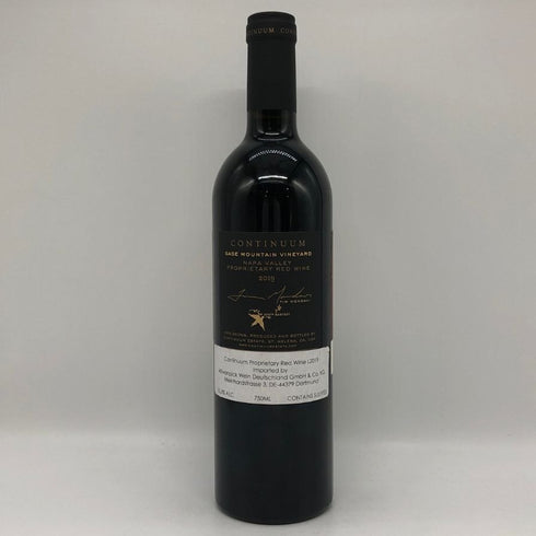 コンティニュアム エステート プロプライエタリー レッド ナパヴァレー 2019 750ml 15.5% CONTINUUM ESTATE カリフォルニアワイン【X0】