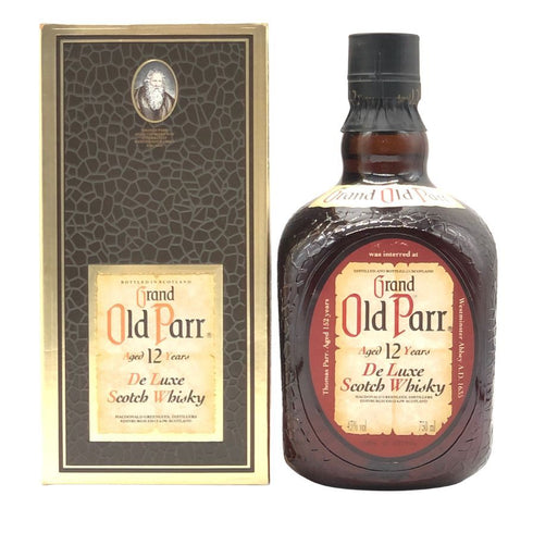 グランド オールドパー 12年 デラックス 750ml 43% Grand Old Parr De Luxe スコッチウイスキー【Q0】