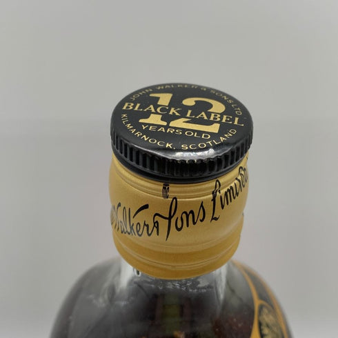 ジョニーウォーカー ブラックラベル 12年 エクストラ スペシャル 黒金キャップ 1000ml Johnnie Walker BLACK LABEL EXTRA SPECIAL スコッチウイスキー【G1】