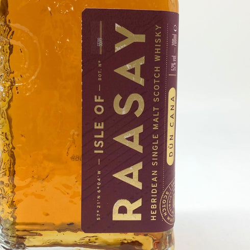 アイル オブ ラッセイ ダン カナ シェリー クオーター カスク リリース 700ml 52% ISLE OF RAASAY DUN CANA SHERRY QUARTER CASK RELEASE スコッチウイスキー【G2】