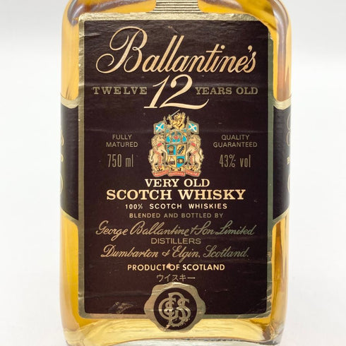 バランタイン 12年 ベリーオールド 750ml 43% Ballantines VERY OLD スコッチウイスキー【G】