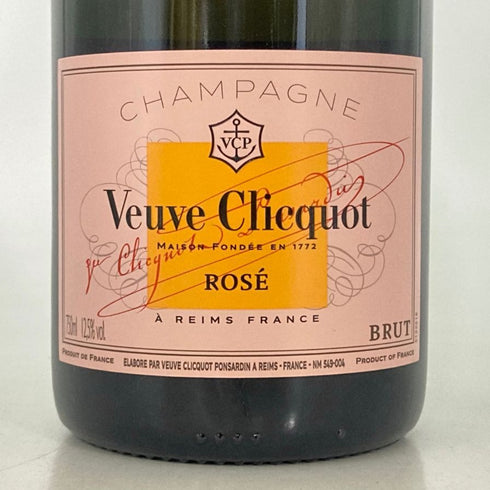ヴーヴ クリコ ロゼ ローズラベル 750ml 12.5% Veuve Clicquot Rose Label シャンパン【B4】