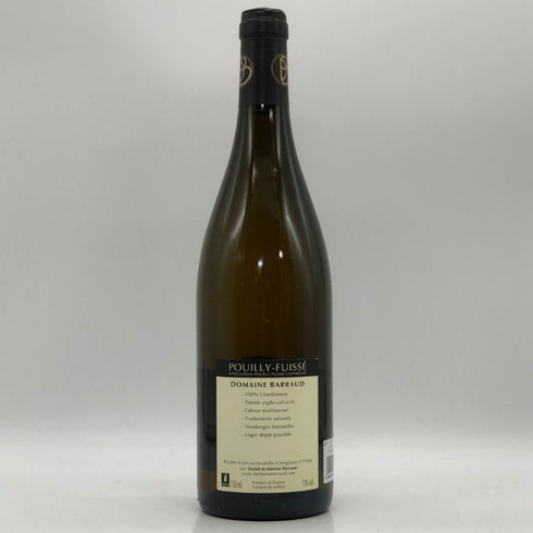ドメーヌ バロー プイィ フュイッセ プルミエクリュ レ クレイ 2017 750ml 13% DOMAINE BARRAUD Pouilly Fuisse 1er Cru Les Crays 白ワイン【O2】