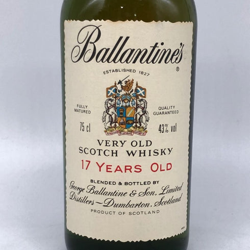 バランタイン 17年 ベリーオールド 青青紋章 750ml 43% Ballantine's スコッチウイスキー【Q】