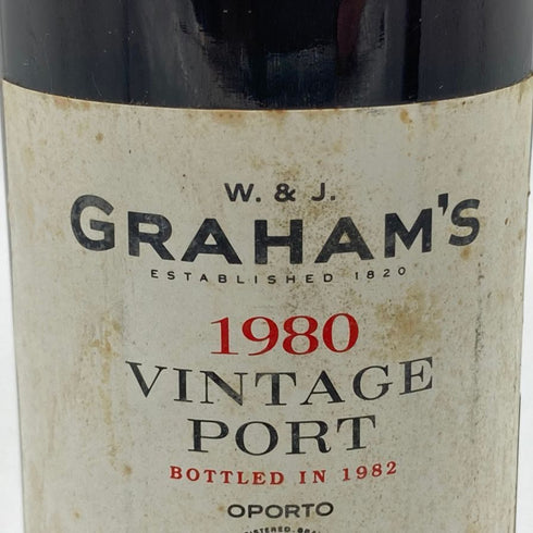 グラハム ヴィンテージ ポート 1980 375ml 20% GRAHAM'S 赤ワイン【V1】