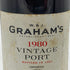 グラハム ヴィンテージ ポート 1980 375ml 20% GRAHAM'S 赤ワイン【V1】
