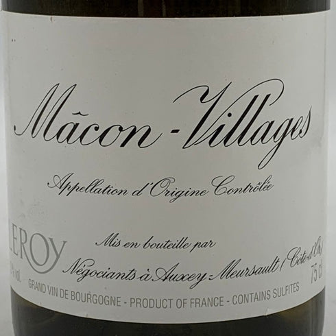 メゾン ルロワ マコン ヴィラージュ 2011 13% 750ml LEROY 白ワイン【A3】