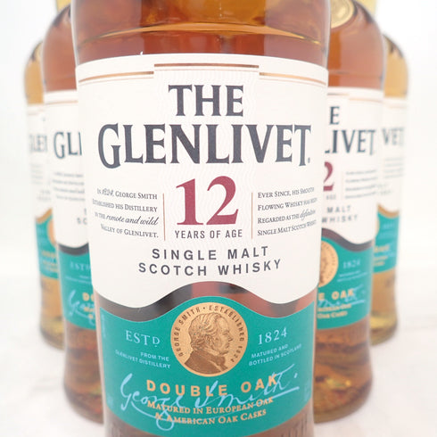 【セット】グレンリベット ダブルオーク 12年 700ml シングルモルト 箱付き THE GLENLIVET 6本セット 同梱不可【SKU】