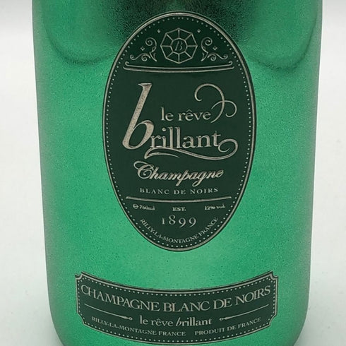 ル レーヴ ブリヤン ブラン ド ノワール グリーンボトル 750ml 12% Le Rêve Brillant Blanc de Noirs シャンパン【A1】