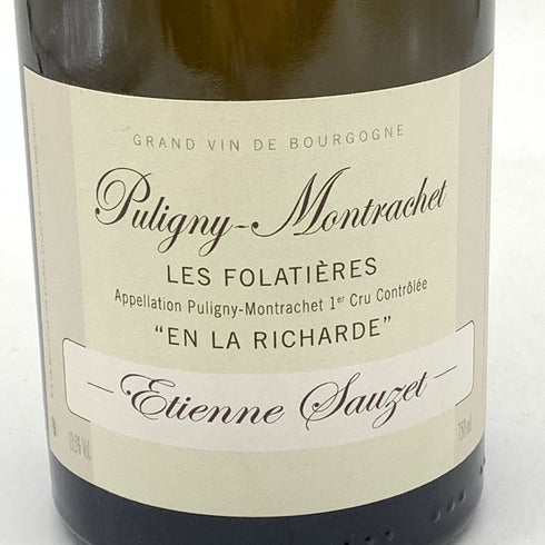 エティエンヌ ソゼ ピュリニー モンラッシェ プルミエクリュ フォラティエール アン ラ リシャルド 2018 750ml 13.5% Etienne Sauzet Puligny-Montrachet 1er Cru Les Folatieres En La Richarde 白ワイン【J】