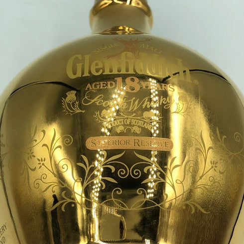 グレンフィディック 18年 スーペリア リザーブ ゴールド 陶器ボトル 700ml 43% Glenfiddich スコッチウイスキー1260g【D3】