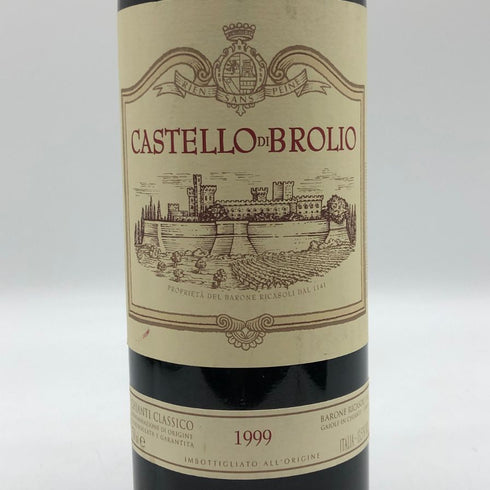 バローネ リカゾーリ カステッロ ディ ブローリオ キャンティ クラシコ 1999 750ml 13.5% BARONE RICASOLI CASTELLO DI BROLIO イタリアワイン【B4】