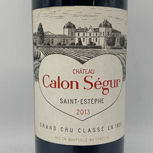 シャトー カロン セギュール 2013 750ml 13% Chateau Calon Segur ボルドーワイン【C2】