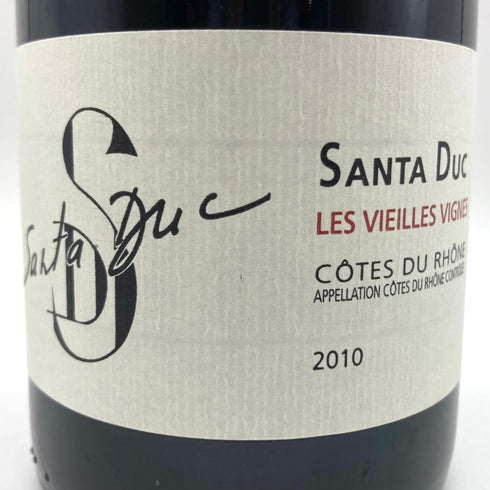 ドメーヌ サンタ デュック レ ヴィエイユ ヴィーニュ 2010 750ml 14% Domaine Santa Duc フランスワイン【C3】