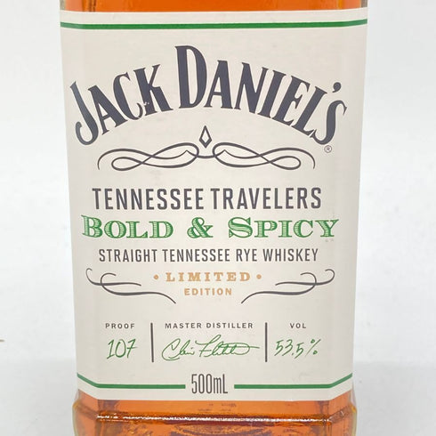 ジャックダニエル テネシートラベラーズ ボールド&スパイシー No.2 500ml 53.5% JACK DANIERL'S TENNESSEE TRAVELERS BOLD SPICY 【P】