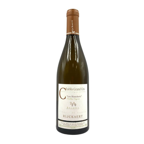 メゾン リケール シャブリ グラン クリュ ブランショ ヴィエイユ ヴィーニュ 2020 750ml 13.5% Rijckaert Chablis Grand Cru Blanchot Vieilles Vignes 【K1】