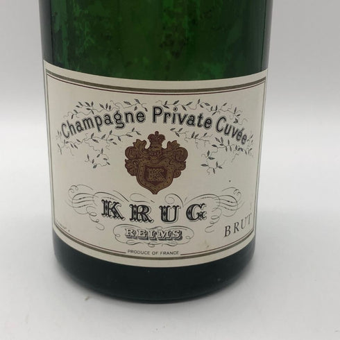 【空瓶】クリュッグ プライベート キュヴェ ブリュット KRUG PRIVETE CUVEE【U0】