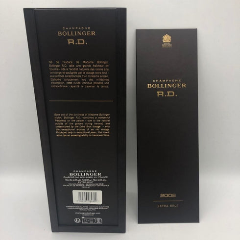 ボランジェ RD エクストラ ブリュット 2008 750ml 12% BOLLINGER シャンパン【O4】
