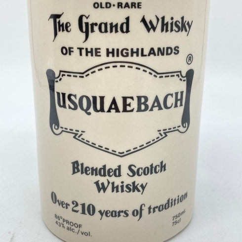 ウシュクベ ストーンフラゴン 陶器ボトル 750ml 43% 1408g USQUAEBACH Stone Flagon 【O】