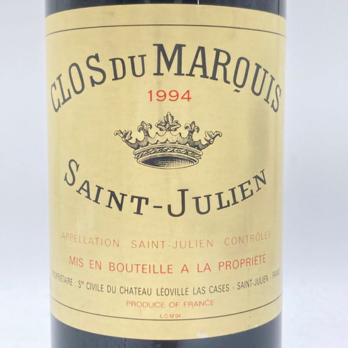 クロ デュ マルキ サンジュリアン 1994 750ml 13% CLOS DU MARQUES Saint Julien 【M】
