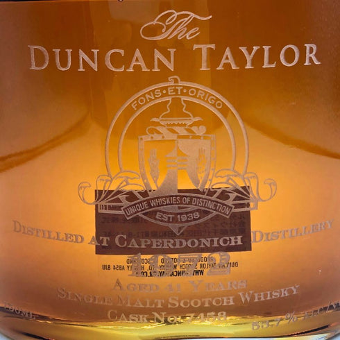 キャパドニック 1972 41年 ダンカンテイラー 53.7% 750ml CAPERDONICH DUNCAN TAYLOR スコッチウイスキー【I1】