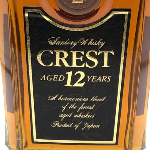 東京都限定◆サントリー クレスト 12年 響マーク 700ml 43% SUNTORY CREST 【F3】