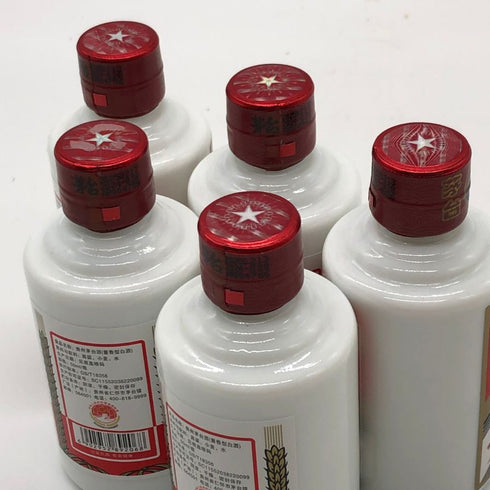 貴州茅台酒 マオタイ酒 天女ラベル 50ml 53% 5本セット MOUTAI 中国酒【H1】