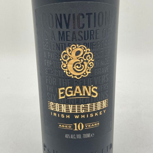 イーガンズ 10年 コンヴィクション 700ml 46% Egan's Conviction アイリッシュウイスキー【O1】