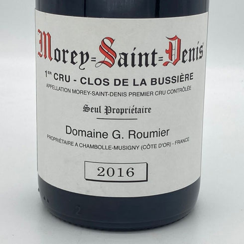 ジョルジュ ルーミエ モレ サン ドニ クロ ド ラ ビュシエール 2016 750ml 13% George Roumier Morey St Denis Clos de la Bussiere ブルゴーニュワイン【K2】