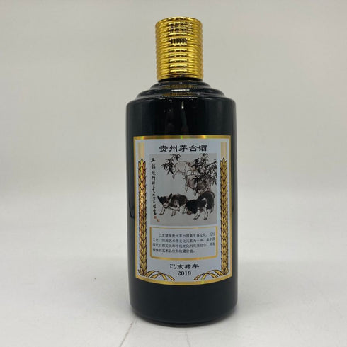 貴州茅台酒 マオタイ酒 五星麦 干支ボトル 猪歳 2019 500ml 53% MOUTAI 【S2】